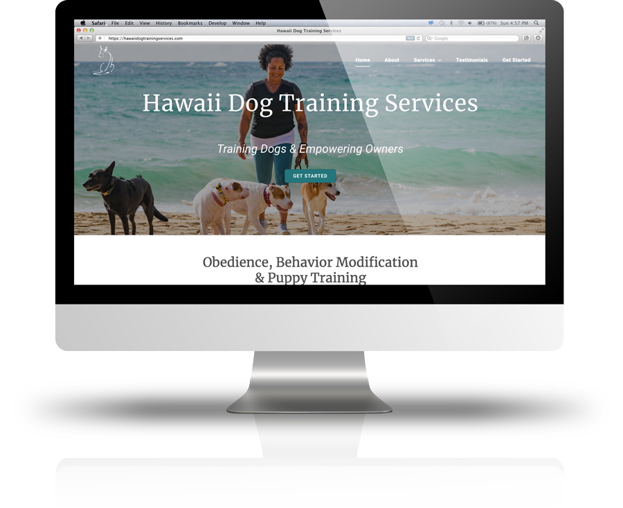 hawaii dog training services website